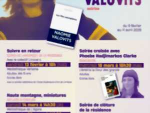 photo Littérature - Résidence Poursuite : Naomie Valovits