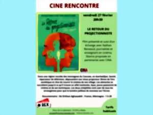 photo Cine rencontre - Le retour du projectionniste