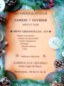 photo LES TABLÉES DE ST LÉGER - MENU GRENOUILLES