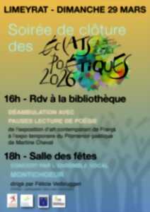 photo Soirée de clôture des Eclats Poétiques 2026