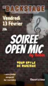 photo OPEN MIC musical au BACKSTAGE