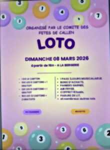 photo Loto du comité des fêtes de Callen