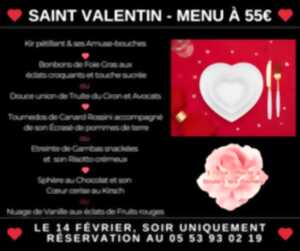 photo Menu St Valentin