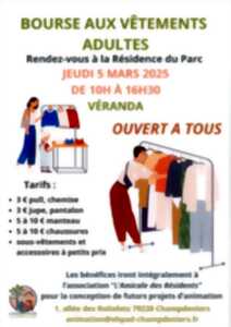 photo Bourse aux vétements adultes