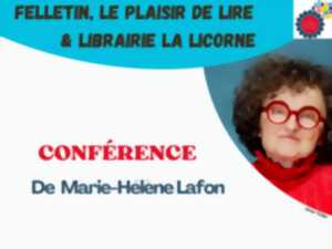photo CONFÉRENCE - Marie-Hélène LAFON