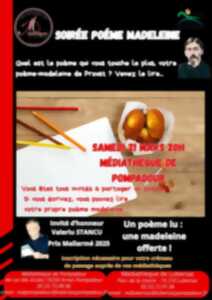 photo Soirée poème madeleine