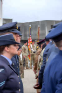 photo Commémoration officielle Dday OMAHA Monument de la Garde Nationale US