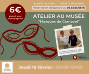 photo Atelier au musée : masques de carnaval
