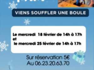 photo Atelier soufflage de verre - spécial enfants