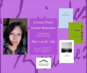 photo Lecture et rencontre avec Livane Pinet, animée par Patrick Werly