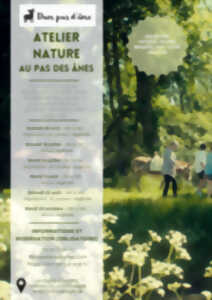 photo Atelier Nature au pas des ânes : impression et couleur végétale