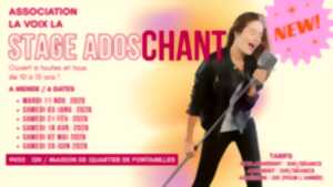 photo STAGE ADOS CHANT