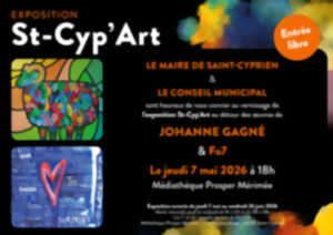 photo VERNISSAGE DE L'EXPOSITION ST-CYP'ART JOHANNE GAGNE & FO7