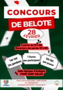 photo Concours de Belote à Saint-Gelais