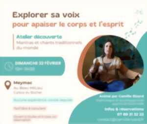 photo Explorer sa voix pour apaiser le corps et l'esprit
