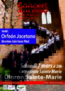 photo Concert Choeur Sensible & l'Orfeon jacetano