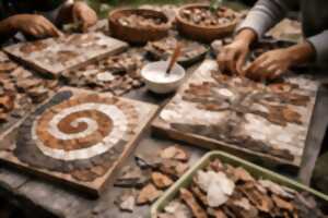 photo Atelier mosaïque d'écorces