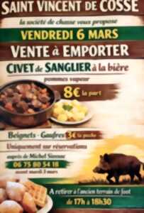 photo Vente à Emporter : Civet de Sanglier à la Bière