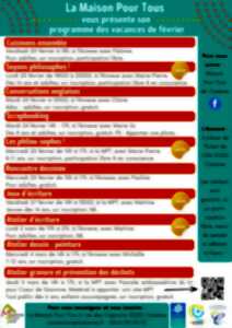 photo PROGRAMME VACANCES DE FÉVRIER 2026