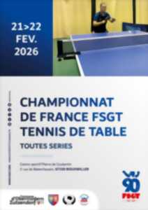 photo Championnats de France FSGT Tennis de Table