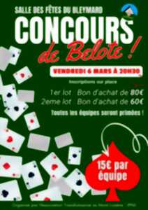 photo CONCOURS DE BELOTE