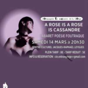 photo A rose is a rose is Cassandre