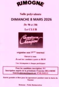 photo 19ème Tournois de Questions pour un Champion