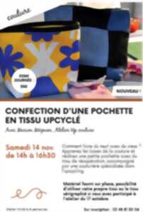 photo Confection d'une pochette en tissu upcyclé