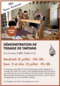 photo Démonstration de tissage de tartans