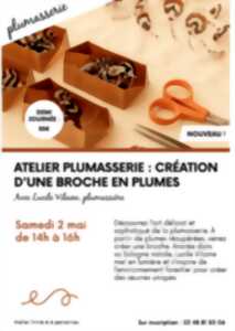 photo Atelier plumasserie : création d'une broche en plumes