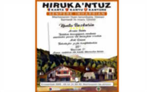 photo Kantu bazkaria - repas chanté Hiruka'ntuz