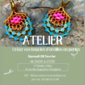 photo ATELIER CRÉATION DE BOUCLES D'OREILLES EN PERLES - L'ATELIER D'ALEX