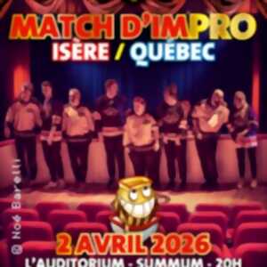 photo Match d'Impro Isère / Quebec