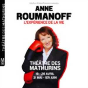 photo Anne Roumanoff - L'Expérience de la Vie - Théâtre des Mathurins, Paris