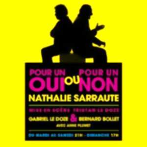 photo Pour un Oui ou pour un Non - Théâtre de Poche-Montparnasse, Paris