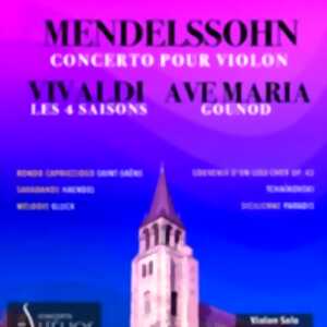 photo Les 4 Saisons de Vivaldi Extraits, Ave Maria - Concerto de Mendelssohn - Eglise St Germain Des Près