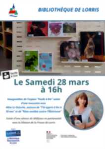 photo Inauguration de l'espace Facile à Lire et rencontre d'une auteure