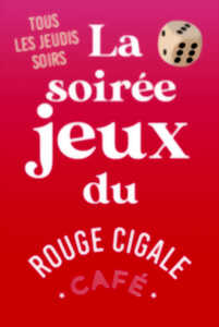 photo La soirée jeux du rouge cigale café