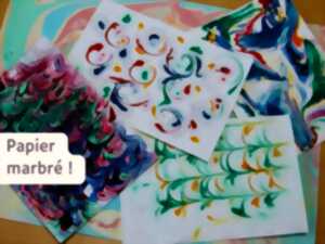 photo Papier marbré au Moulin du Got