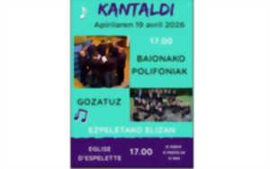 photo Kantaldi avec Baionako Polifoniak et Gozatuz