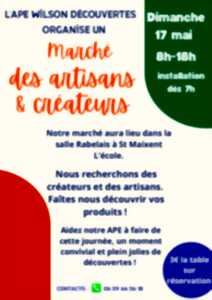 photo Recherche d'artisans et créateurs pour vide-grenier - APE Wilson Découvertes