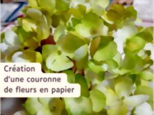 photo Création de fleurs en papier  au Moulin du Got
