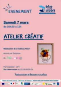 photo Réalisation d'un tableau fleuri