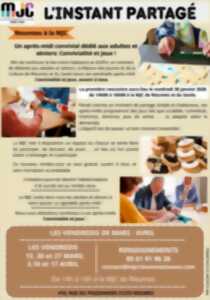 photo INSTANT PARTAGÉ - LES APRÈS-MDIS CONVIVIALITÉ ET JEUX