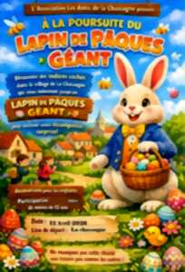 photo A la poursuite du lapin de Pâques Géant