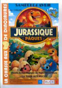photo Jurassique Pâques La chasse aux œufs de dinosaures