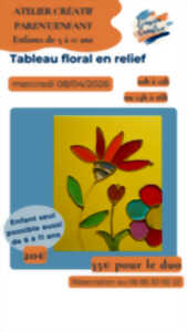 photo Atelier créatif Parent/Enfant : Tableau floral