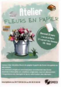 photo Atelier création de fleurs en papier Adultes et enfants
