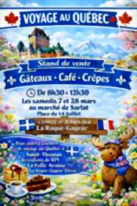 photo Stand de vente : Voyage au Québec