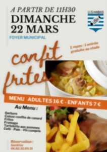 photo Repas confit frites